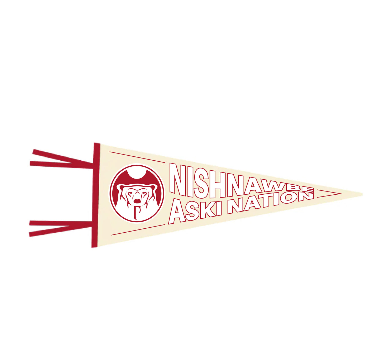 Nishnawbe Aski Nation Felt Pennant