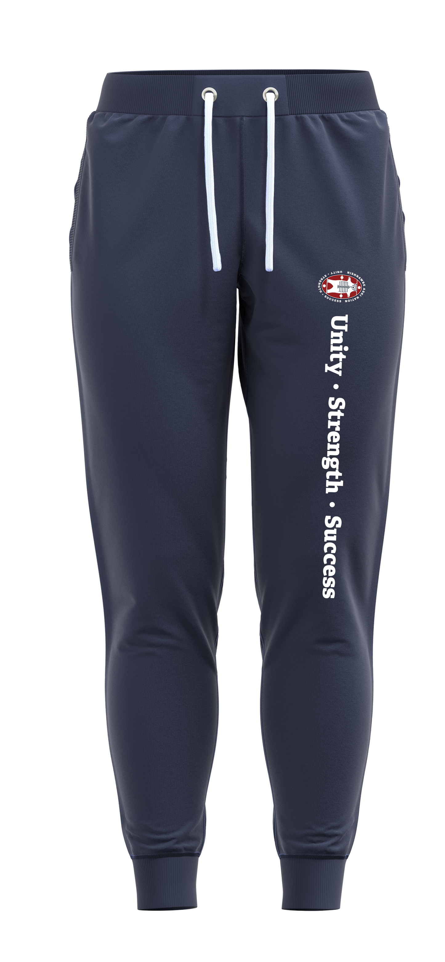 NAN Unity Strength Success Logo Blue Sweatpants