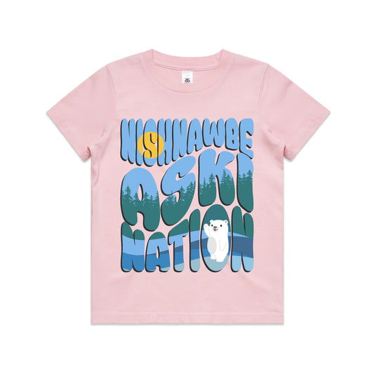 Pink Kids Bear Tee