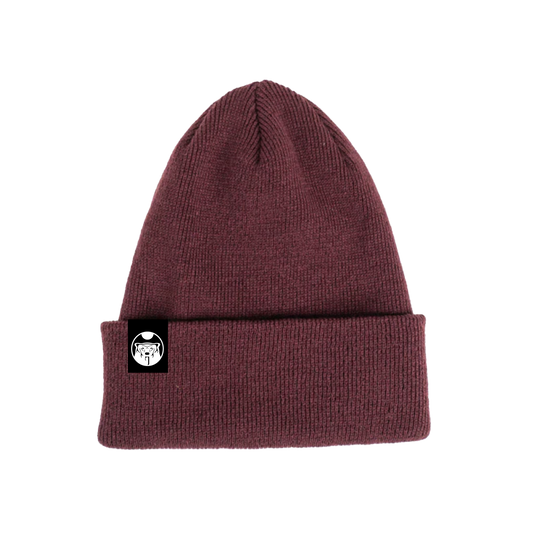 NAN Logo Beige Winter Hat Toque