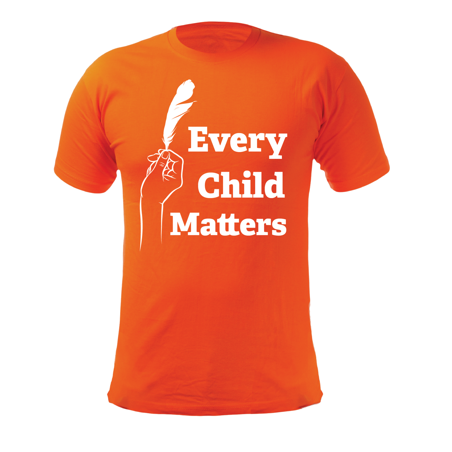 Orange Shirt Every Child Matters Feather