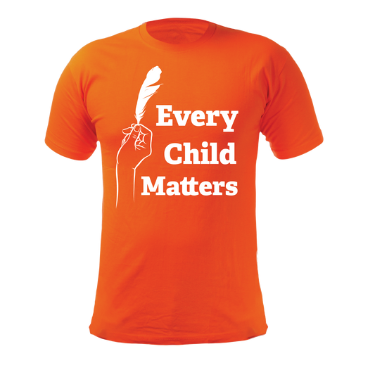 Orange Shirt Every Child Matters Feather